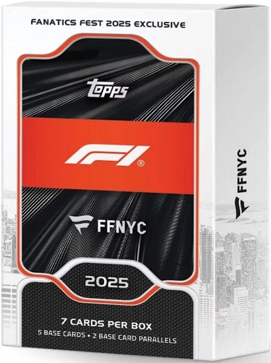 2025 Topps F1 Formula 1 Fanatics Fest NYC Exclusive Box