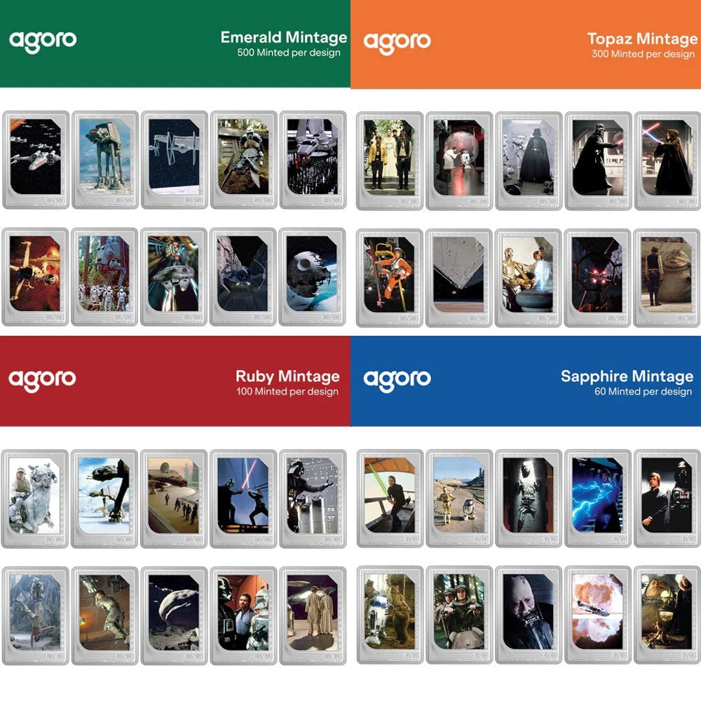 2025 Niue Star Wars The Original Trilogy Trading Coins Mystery Sealed Set