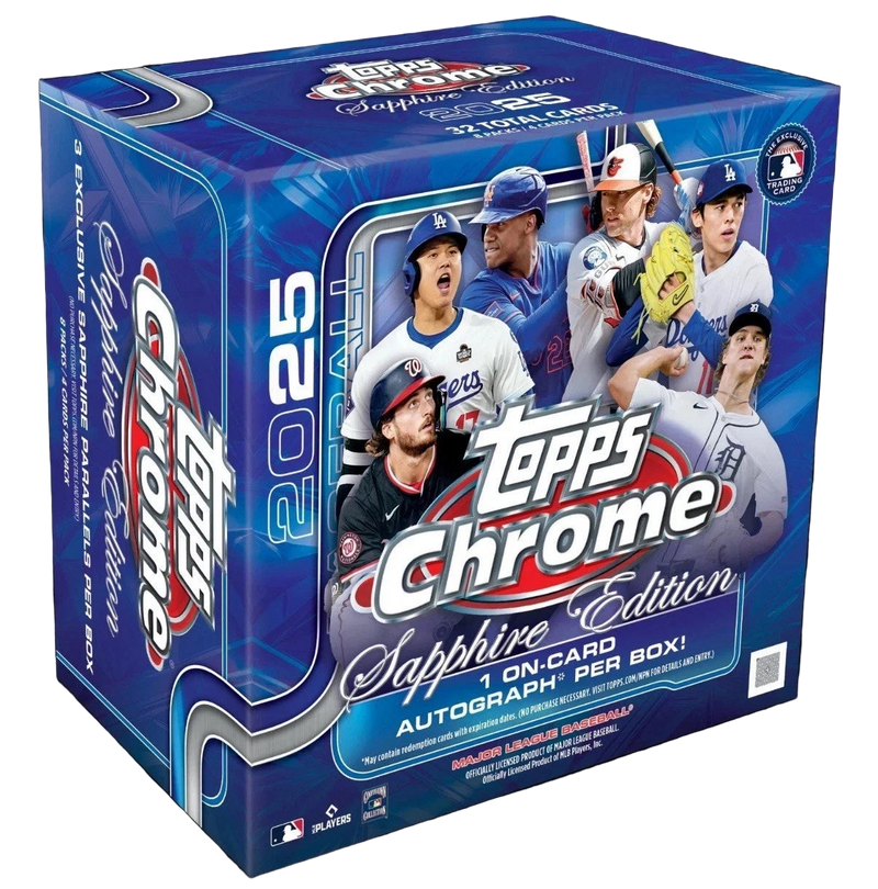 2025 Topps Chrome Sapphire Baseball Hobby Box