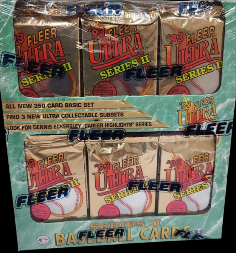 Fleer Ultra 1993 Series 2 sealed box 36 packs