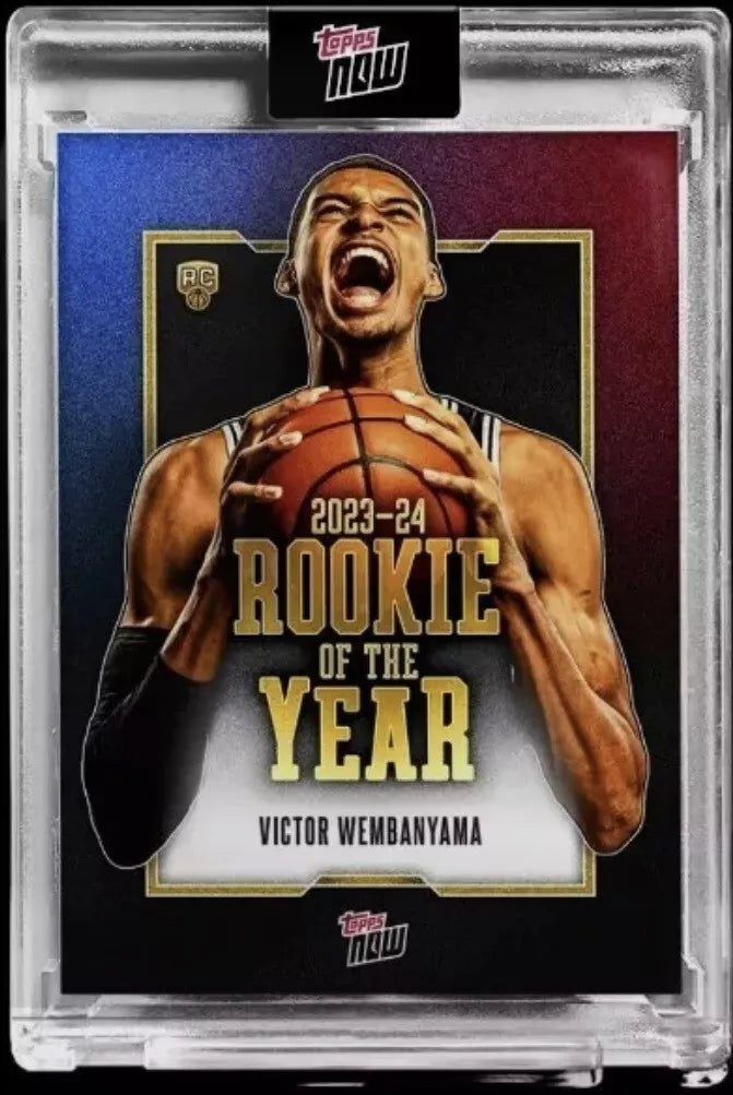 Victor Wembanyama 2023-24 Topps Now Rookie of the Year