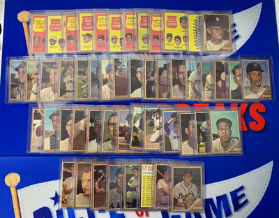 1962 Topps Baseball Complete Set (Mantle, Mays, Aaron, etc.)