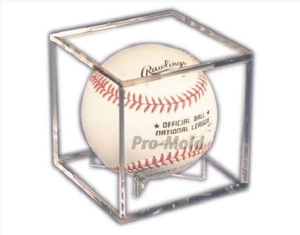 Pro Mold Ball Cube With Stand & Rawlings Baseball