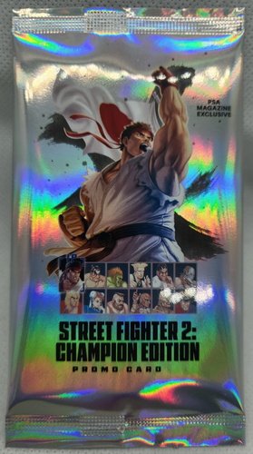 Street Fighter 2: Champion Edition Promo Card PSA Magazine