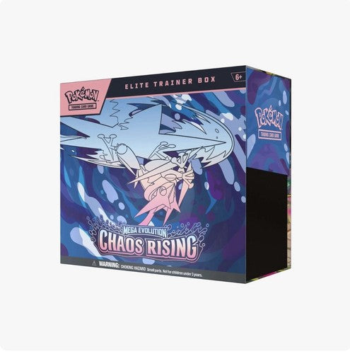 Pokémon Mega Evolution Chaos Rising Elite Trainer 10 Box Case