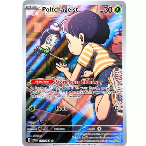 Poltchageist 2024 Pokemon rare holo 171/167