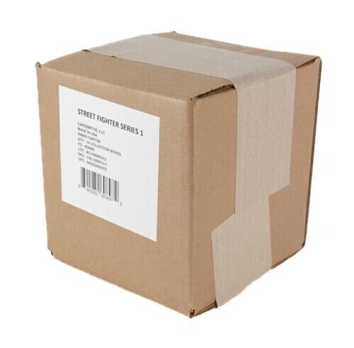 2023 Cardsmiths Street Fighter Ser 1 Trading Cards Sealed Case - 12 Hanger Boxes