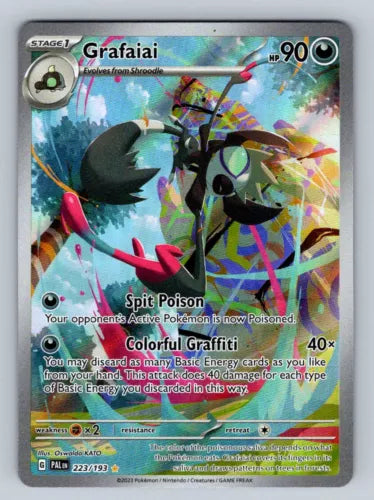 Grafaiai 2023 Pokemon rare holo 223/193