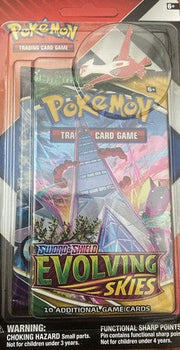 Pokemon Evolving Skies + Chilling Reign 2-pack Blister w/ pin