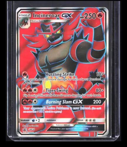 Incineroar GX 2017 Pokemon Black Star Promo SM38