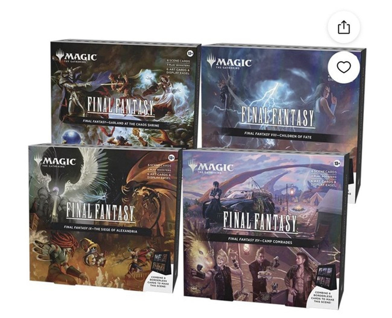 Magic the Gathering Final Fantasy Scene Box Display