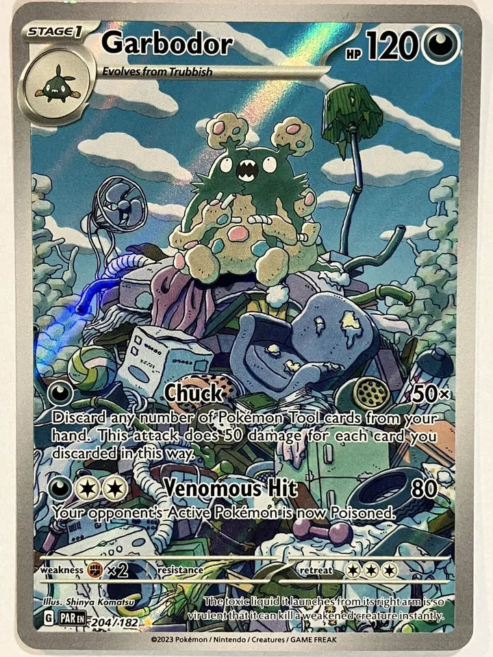 Garbodor 204/182 illustration Art Rare Paradox Rift