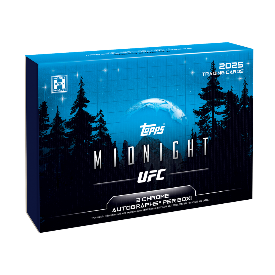 2025 Topps UFC Midnight Hobby 8 Box Case