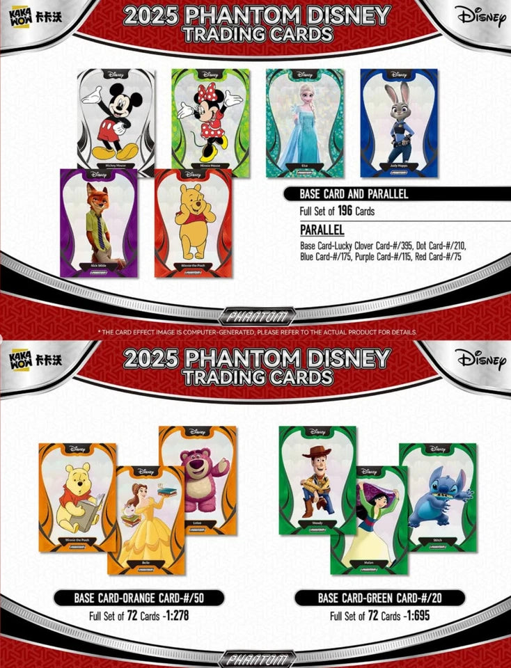 2025 Kakawow Phantom Disney 10 Box Case