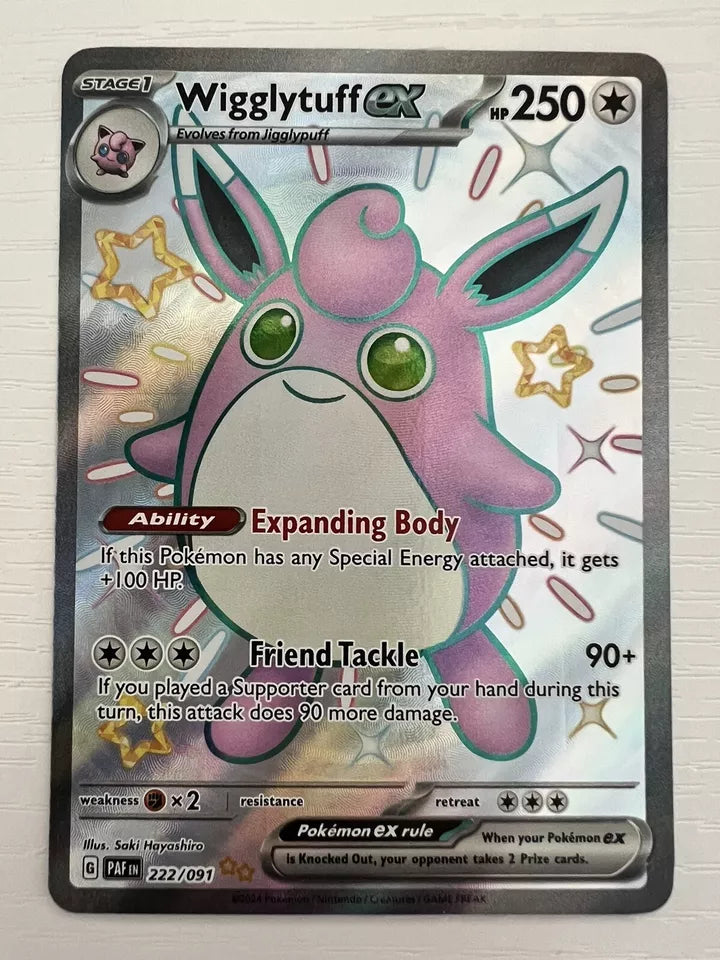 Wigglytuff ex Scarlet & Violet: Paldean Fates 222/091