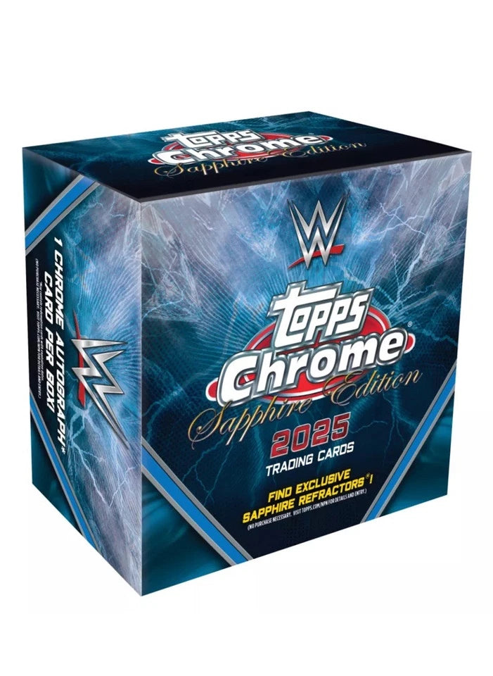 2025 Topps Chrome Sapphire WWE Hobby Box