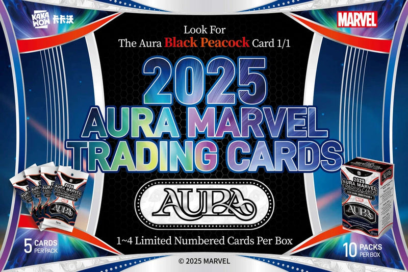 2025 Kakawow Marvel Aura Hobby 10 Box Case
