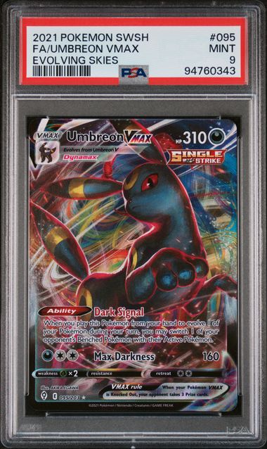 Umbreon VMAX 2021 Pokemon Evolving Skies Full-Art 