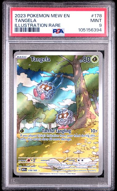 Tangela Pokemon 151 Illustration Rare 178/165 PSA 9