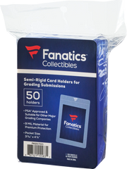 Fanatics Semi-Rigid Card Holders 50 ct