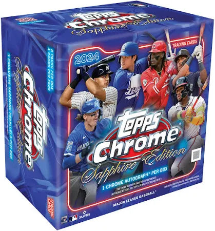 2024 Topps Chrome Baseball Sapphire Edition Box