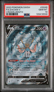 Zacian V Pokémon Crown Zenith Gallarian Gallery #GG48 PSA 10