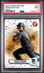 Shohei Ohtani 2023 Topps Pristine gold refractor #'d 44/50