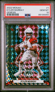Kyler Murray 2022 Panini Mosaic Genesis #1 PSA 10