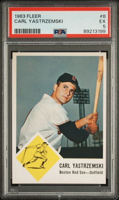 Carl Yastrzemski 1963 Fleer 