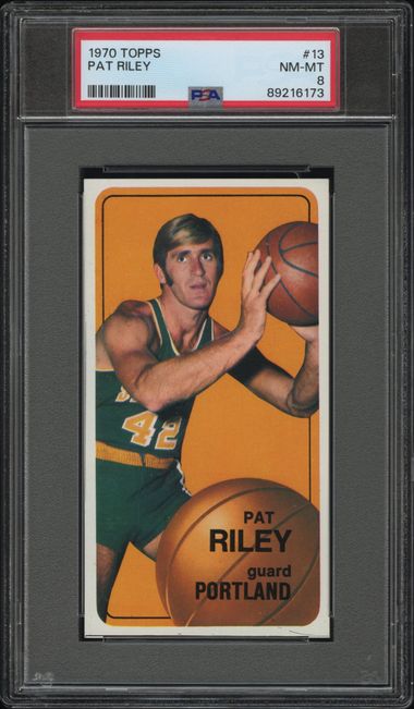 Pat Riley 1970 Topps #13 PSA 8
