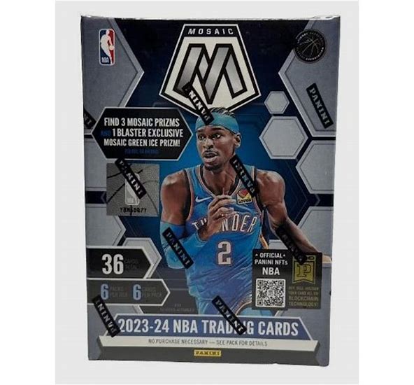 2023-24 Panini Mosaic Basketball Hobby Blaster 20 Box Case