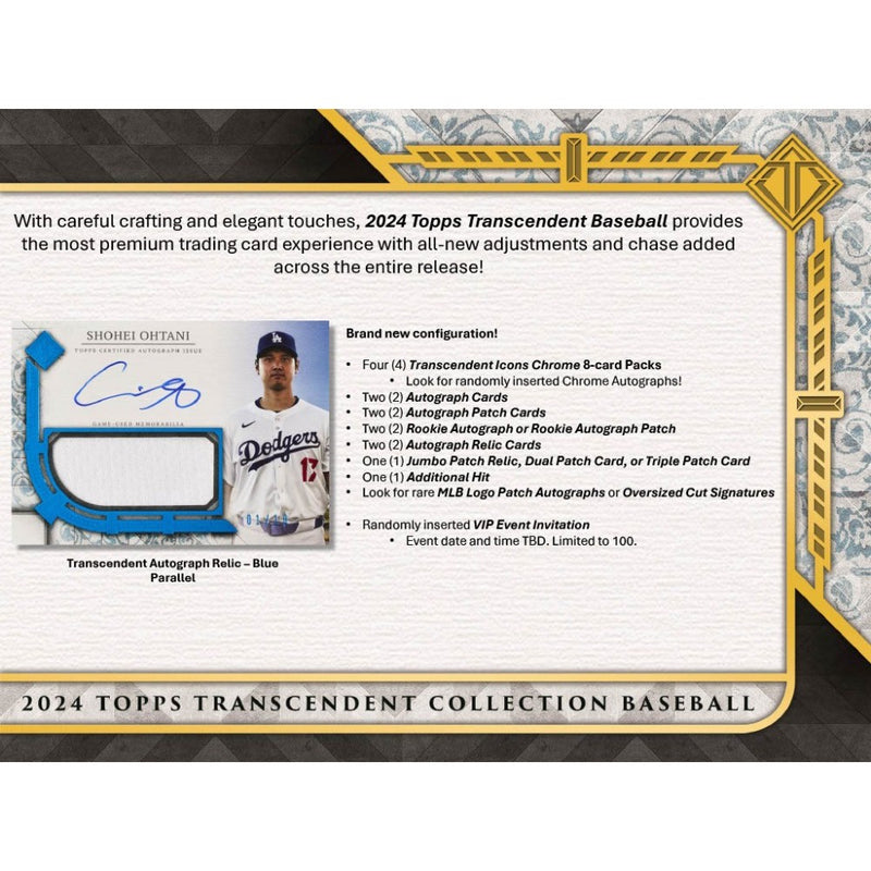 2024 Topps Transcendent Collection Baseball Case