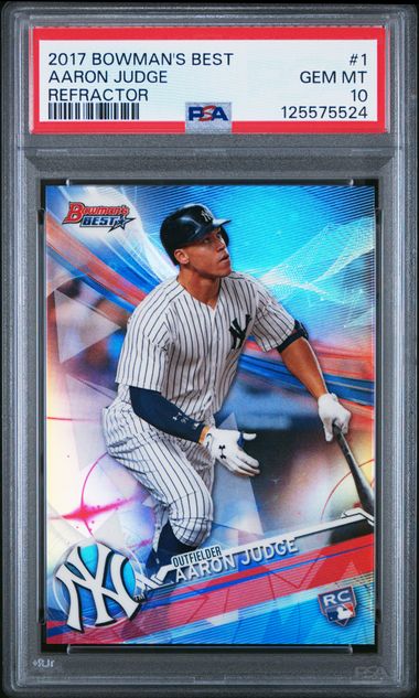 Aaron Judge 2017 Bowman's Best RC Refractor PSA 10