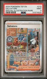 Salvatore 2024 Pokemon Temporal Forces Special Illustration rare #212/162 PSA 9