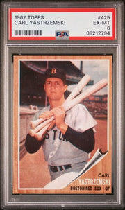 Carl Yastrzemski 1962 Topps #425 PSA 6