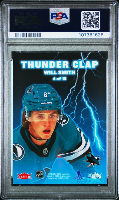 Will Smith 2025 Upper Deck CDD Promo Thunder Clap #4 PSA 8