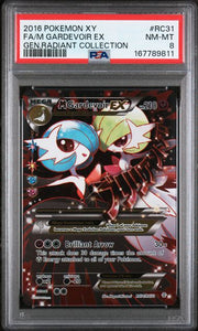 Mega Gardevoir EX Pokemon XY Generations Radiant Collection RC31 PSA 8