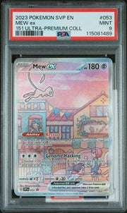 Mew ex Pokémon 151 Black Star Promo #053 PSA 9