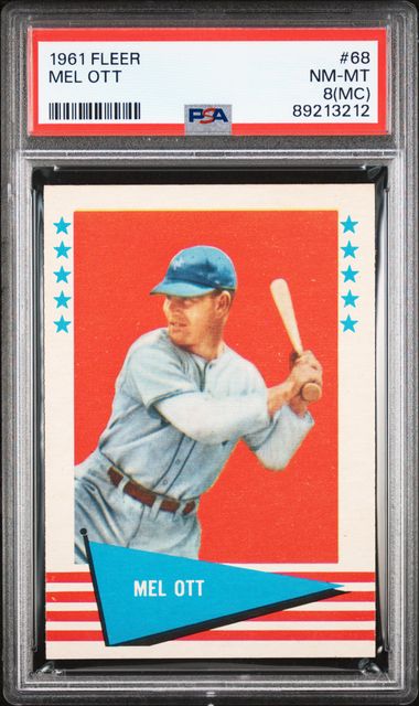 Mel Ott 1961 Fleer 