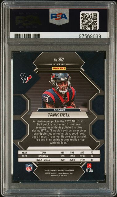 Tank Dell 2023 Mosaic Pink Camo PSA 10 RC