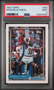 Shaquille O'Neal 1992 Topps RC PSA 9