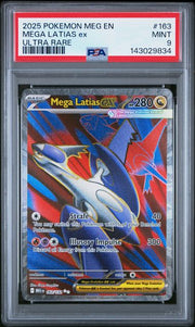 Mega Latias ex Pokemon Mega Evolutions Ultra Rare #163/132 PSA 9