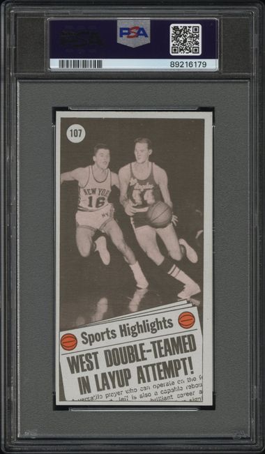 Jerry West 1970 Topps All Star #107 PSA 8
