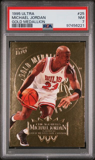 Michael Jordan 1995 Fleer Ultra Gold Medallion PSA 7