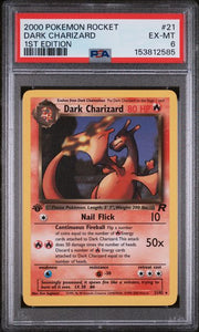 Charizard 2000 Pokemon Team Rocket 1st Edition non-holo #21/82 PSA 6