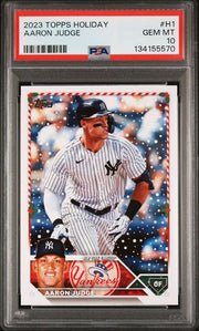 Aaron Judge 2023 Topps Holiday PSA 10