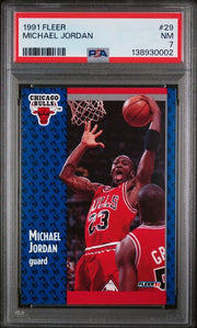 Michael Jordan 1991 Fleer PSA 7