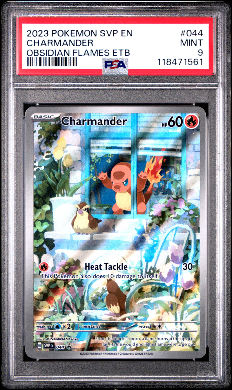 Charmander 2023 Pokemon Obsidian Flames ETB promo 
