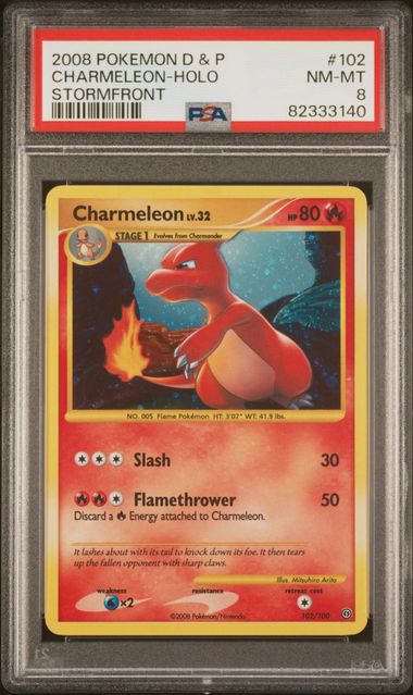 Charmelon Pokémon Diamond & Pearl Stormfront Secret Rare Holo 