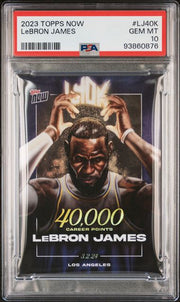 LeBron James 2023 Topps NOW 40,000 Points #LJ40k PSA 10